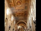 [Cliquez pour agrandir : 132 Kio] Rome - La basilique Saint-Jean-de-Latran : la nef.