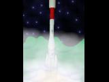 [Cliquez pour agrandir : 21 Kio] Technologie - La fusée européenne Ariane 4 (maquette).
