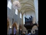 [Cliquez pour agrandir : 116 Kio] Sarlat-la-Canéda - La cathédrale Saint-Sacerdos : l'entrée et l'orgue.