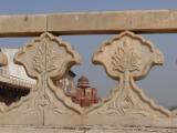 [Cliquez pour agrandir : 109 Kio] Agra - Le fort : le Muthamman Burj, Shah Burj ou Jharokha.
