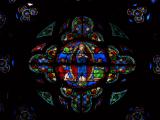[Cliquez pour agrandir : 82 Kio] Saint-Omer - La cathédrale Notre-Dame : rose : détail.