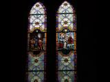 [Cliquez pour agrandir : 101 Kio] Le Plessis-Belleville - L'église Saint-Jean-Baptiste : vitraux.