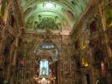 [Cliquez pour agrandir : 120 Kio] Rio de Janeiro - L'église du Tiers Ordre du Carmel : la nef.
