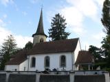 [Cliquez pour agrandir : 85 Kio] Fribourg - L'église Notre-Dame-de-Bourguillon : vue générale.