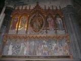 [Cliquez pour agrandir : 108 Kio] Lille - La cathédrale Notre Dame de la Treille : la chapelle du Sacré Cœur : mosaïque.