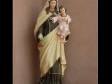 [Cliquez pour agrandir : 79 Kio] Socorro - San Miguel's church: statue of Virgin Mary and Child Jesus.