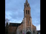 [Cliquez pour agrandir : 68 Kio] Le Mans - L'église Notre-Dame-du-Pré : vue générale.