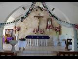 [Cliquez pour agrandir : 112 Kio] Caduaño - L'église Notre-Dame-de-Fatima : le chœur.