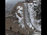 [Cliquez pour agrandir : 132 Kio] Badaling - La grande muraille : vue générale.