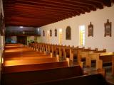 [Cliquez pour agrandir : 66 Kio] Tularosa - Saint Francis de Paula's church: the nave.