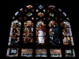 [Cliquez pour agrandir : 99 Kio] Lille - Le grand séminaire : la grande chapelle : vitrail.