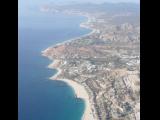 [Cliquez pour agrandir : 114 Kio] Los Cabos - La côte vue d'avion.