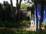 [Cliquez pour agrandir : 185 Kio] Mexico - Le musée Frida Kahlo : le jardin.
