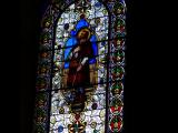 [Cliquez pour agrandir : 178 Kio] La Bastide-Clairence - L'église Notre-Dame-de-l'Assomption : vitrail représentant saint Isidore.
