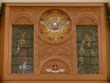 [Cliquez pour agrandir : 94 Kio] Santa Fe - Saint Francis cathedral: stained glass windows.