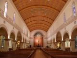 [Cliquez pour agrandir : 94 Kio] Tucson - Saint Augustine cathedral: the nave.