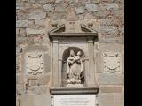 [Cliquez pour agrandir : 146 Kio] Ávila - Le couvent Saint-Joseph : la façade : détail.