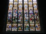 [Cliquez pour agrandir : 154 Kio] Gand - La cathédrale Saint-Bavon : vitrail.