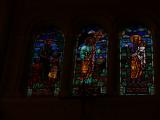 [Cliquez pour agrandir : 68 Kio] San Francisco - Notre-Dame-des-Victoires' church: stained glass windows.