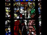[Cliquez pour agrandir : 127 Kio] Rouen - La cathédrale Notre-Dame : vitrail : détail.