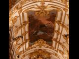 [Cliquez pour agrandir : 138 Kio] Rio de Janeiro - L'ancienne cathédrale Notre-Dame-du-Mont-Carmel : la voûte : fresque.