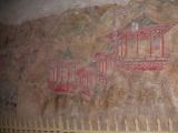 [Cliquez pour agrandir : 87 Kio] Qianling - Le mausolée de Yi De : peintures murales (reproductions ?).