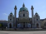 [Cliquez pour agrandir : 51 Kio] Autriche : Vienne - L'église Saint-Charles.