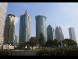 [Cliquez pour agrandir : 89 Kio] Shanghai - Le quartier Pudong : buildings.