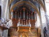 [Cliquez pour agrandir : 133 Kio] Albi - La cathédrale : l'orgue.