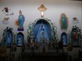 [Cliquez pour agrandir : 67 Kio] Taos Pueblo - The church of San Geronimo: the choir: detail.